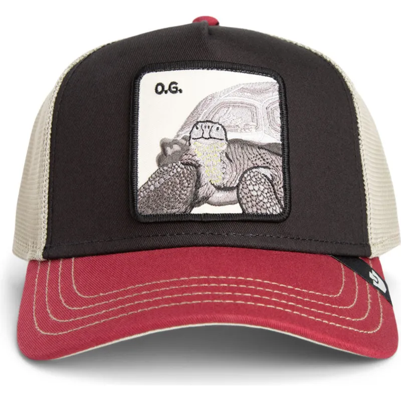 mehrfarbige-trucker-kappe-schildkrote-og-tri-tone-the-farm-von-goorin-bros