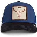 siltovka-zaoblena-viacfarebna-snapback-two-tone-skull-grit-the-farm-goorin-bros