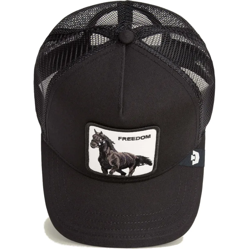 siltovky-zaoblena-kamionista-cierna-snapback-caballo-freedom-grit-the-farm-the-farm-de-goorin-bros