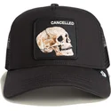 siltovka-zaoblena-cierna-snapback-the-cancelled-skull-grit-the-farm-goorin-bros