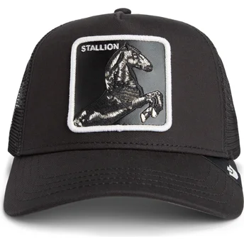 Šiltovky zaoblená kamionista čierna snapback Stallion The Farm Goorin Bros.