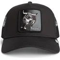 gorra-trucker-negra-toro-raging-the-farm-de-goorin-bros