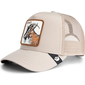 Gorra trucker beige cabra Goat The Farm de Goorin Bros.