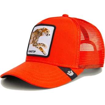Goorin Bros. The Nonstop Mini The Farm orange Trucker-Kappe für Jungen Gepard