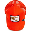 gorra-trucker-naranja-para-nino-guepardo-the-nonstop-mini-the-farm-de-goorin-bros