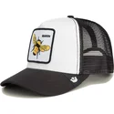 gorra-trucker-blanca-y-negra-para-nino-abeja-the-queen-mini-the-farm-de-goorin-bros