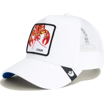 Šiltovky zaoblená kamionista biely snapback pre deti langosta Lemme Cook Mini The Farm The Farm de Goorin Bros.