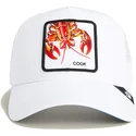 gorra-trucker-blanca-para-nino-langosta-lemme-cook-mini-the-farm-de-goorin-bros