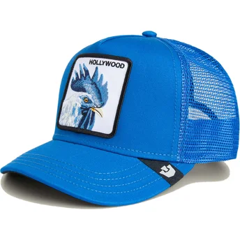 Gorra trucker azul para niño gallo Hollywood Mini The Farm de Goorin Bros.
