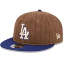 siltovka-rovna-hneda-nastavitelny-9fifty-retro-crown-wool-pinstripe-los-angeles-dodgers-mlb-new-era