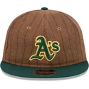 siltovka-rovna-hneda-nastavitelny-9fifty-retro-crown-wool-pinstripe-oakland-athletics-mlb-new-era