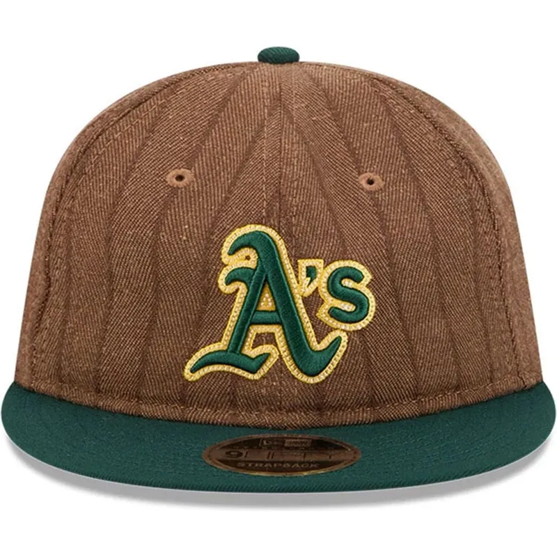 siltovka-rovna-hneda-nastavitelny-9fifty-retro-crown-wool-pinstripe-oakland-athletics-mlb-new-era