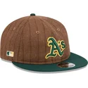 siltovka-rovna-hneda-nastavitelny-9fifty-retro-crown-wool-pinstripe-oakland-athletics-mlb-new-era