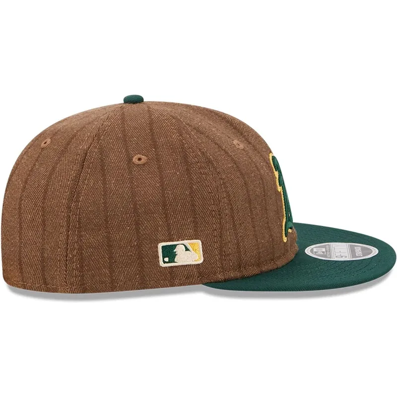 siltovka-rovna-hneda-nastavitelny-9fifty-retro-crown-wool-pinstripe-oakland-athletics-mlb-new-era