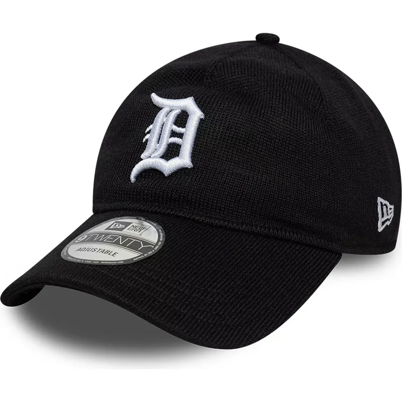 gorra-curva-negra-ajustable-9twenty-merino-wool-de-detroit-tigers-mlb-de-new-era