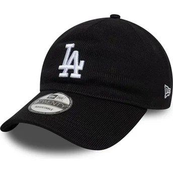 Verstellbare schwarze 9TWENTY Merino-Wollkappe der Los Angeles Dodgers MLB von New Era