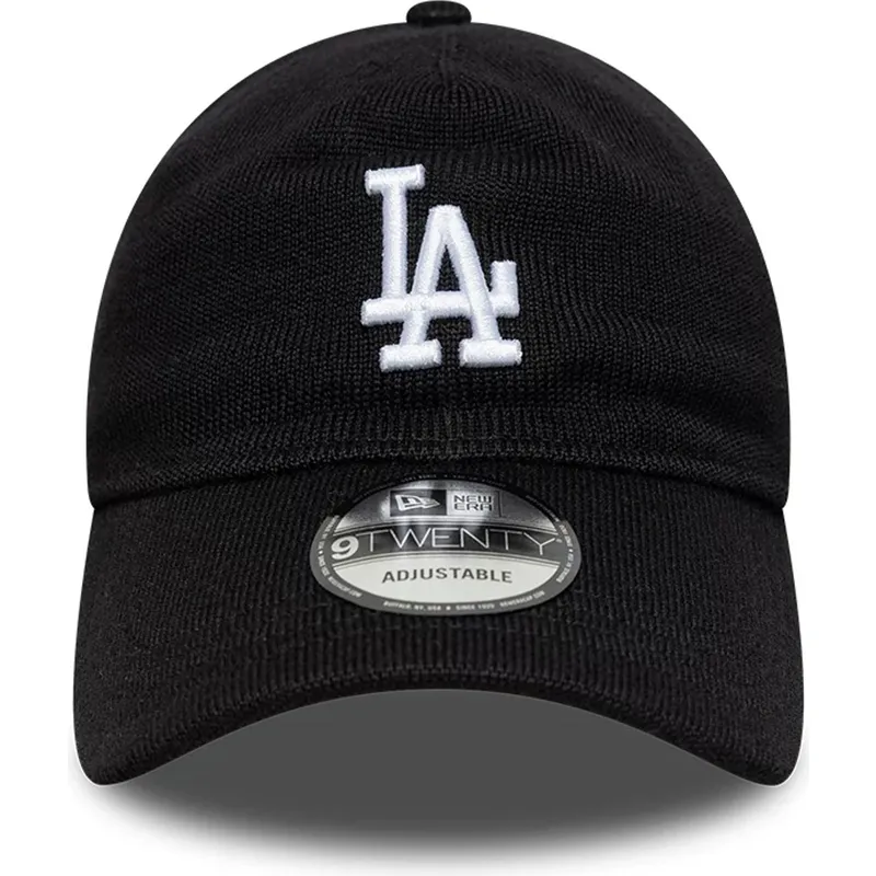 cap-zaoblena-black-adjustable-strap-9twenty-merino-wool-los-angeles-dodgers-mlb-new-era