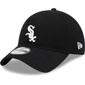 verstellbare-schwarze-9twenty-curved-cap-aus-merinowolle-der-chicago-white-sox-mlb-von-new-era