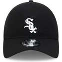 verstellbare-schwarze-9twenty-curved-cap-aus-merinowolle-der-chicago-white-sox-mlb-von-new-era