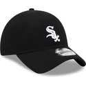 verstellbare-schwarze-9twenty-curved-cap-aus-merinowolle-der-chicago-white-sox-mlb-von-new-era
