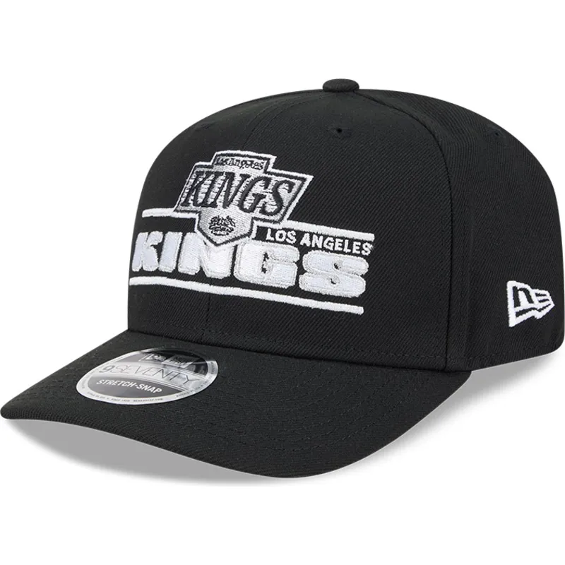 siltovka-zaoblena-cierna-snapback-9seventy-stretch-snap-stated-los-angeles-kings-nhl-new-era