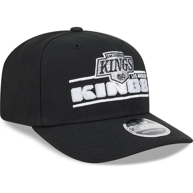 siltovka-zaoblena-cierna-snapback-9seventy-stretch-snap-stated-los-angeles-kings-nhl-new-era