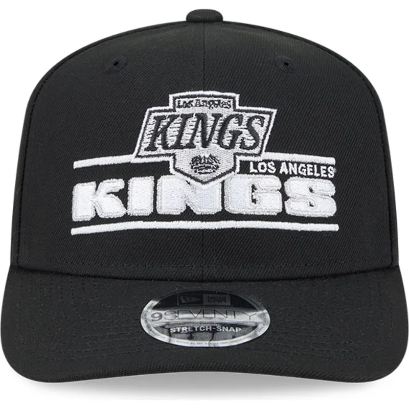 siltovka-zaoblena-cierna-snapback-9seventy-stretch-snap-stated-los-angeles-kings-nhl-new-era