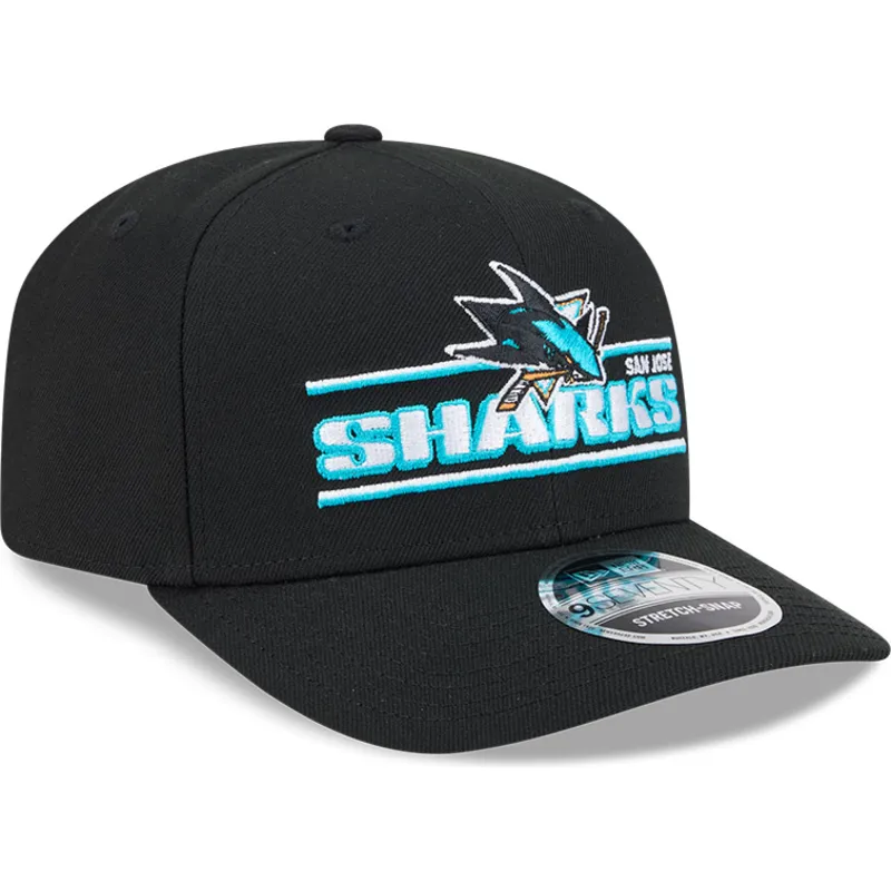 siltovky-zaoblena-cierna-snapback-9seventy-stretch-snap-stated-san-jose-sharks-nhl-new-era