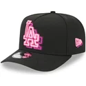 siltovka-zaoblena-cierna-snapback-9fifty-a-frame-neon-los-angeles-dodgers-mlb-new-era