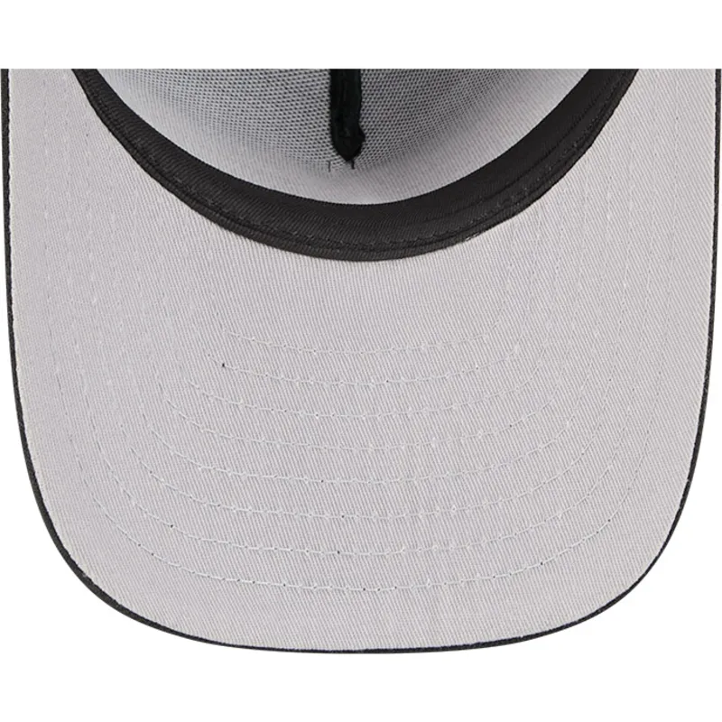 schwarze-gebogene-snapback-kappe-9fifty-a-frame-neon-der-oakland-athletics-mlb-von-new-era