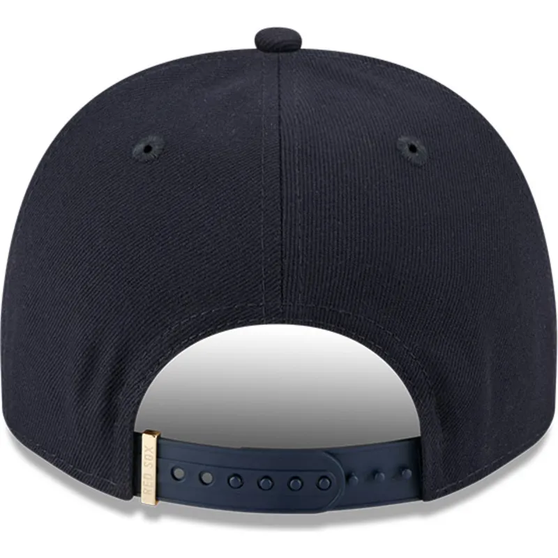 siltovka-zaoblena-tmavomodra-snapback-9fifty-a-frame-emblem-boston-red-sox-mlb-new-era