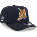 marineblaue-snapback-kappe-9fifty-a-frame-emblem-der-detroit-tigers-mlb-von-new-era
