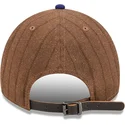 verstellbare-9twenty-a-frame-wool-pinstripe-kappe-in-braun-und-blau-von-den-los-angeles-dodgers-mlb-von-new-era