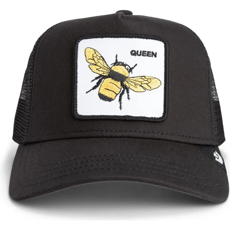 siltovky-zaoblena-kamionista-cierna-snapback-abeja-queen-bee-the-farm-de-goorin-bros