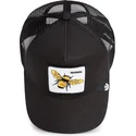 siltovky-zaoblena-kamionista-cierna-snapback-abeja-queen-bee-the-farm-de-goorin-bros