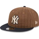 cap-rovna-brown-adjustable-strap-9fifty-retro-crown-wool-pinstripe-new-york-yankees-mlb-new-era