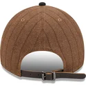 cap-zaoblena-brown-adjustable-strap-9twenty-a-frame-wool-pinstripe-atlanta-braves-mlb-new-era