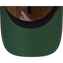 cap-zaoblena-brown-adjustable-strap-9twenty-a-frame-wool-pinstripe-atlanta-braves-mlb-new-era