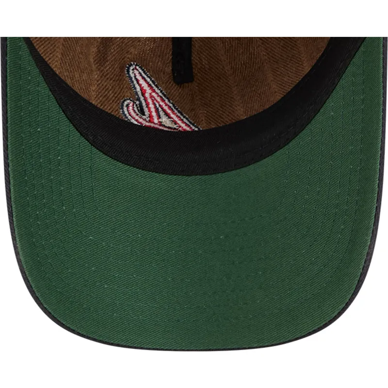 cap-zaoblena-brown-adjustable-strap-9twenty-a-frame-wool-pinstripe-atlanta-braves-mlb-new-era