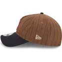 cap-zaoblena-brown-adjustable-strap-9twenty-a-frame-wool-pinstripe-boston-red-sox-mlb-new-era