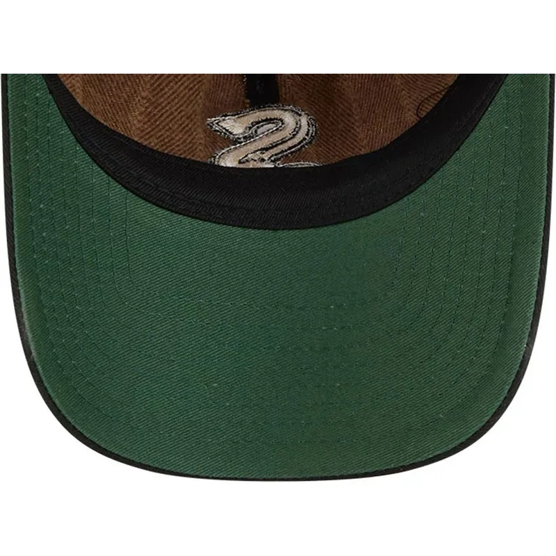 cap-zaoblena-brown-adjustable-strap-9twenty-a-frame-wool-pinstripe-chicago-white-sox-mlb-new-era