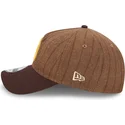cap-zaoblena-brown-adjustable-strap-9twenty-a-frame-wool-pinstripe-san-diego-padres-mlb-new-era