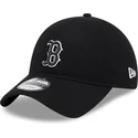 new-era-curved-brim-9twenty-merino-wool-boston-red-sox-mlb-black-adjustable-cap