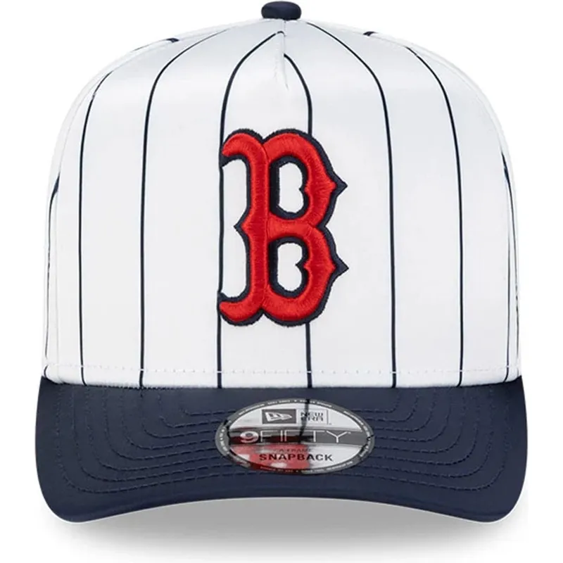 siltovka-zaoblena-biely-snapback-9fifty-a-frame-satin-pinstripe-boston-red-sox-mlb-new-era