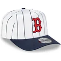 new-era-curved-brim-9fifty-a-frame-satin-pinstripe-boston-red-sox-mlb-white-and-navy-blue-snapback-cap