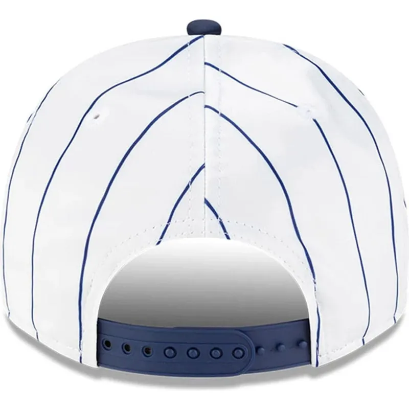 siltovka-zaoblena-biely-snapback-9fifty-a-frame-satin-pinstripe-los-angeles-dodgers-mlb-new-era