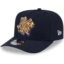 siltovka-zaoblena-tmavomodra-snapback-9fifty-a-frame-emblem-new-york-yankees-mlb-new-era