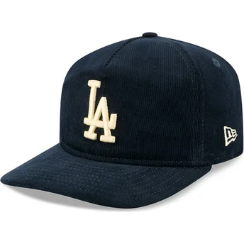 Los Angeles Dodgers MLB New Era Golfer Nostalgic Snapback Kappe mit gebogenem Schirm in Marineblau