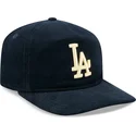 los-angeles-dodgers-mlb-new-era-golfer-nostalgic-snapback-kappe-mit-gebogenem-schirm-in-marineblau
