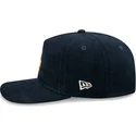 los-angeles-dodgers-mlb-new-era-golfer-nostalgic-snapback-kappe-mit-gebogenem-schirm-in-marineblau